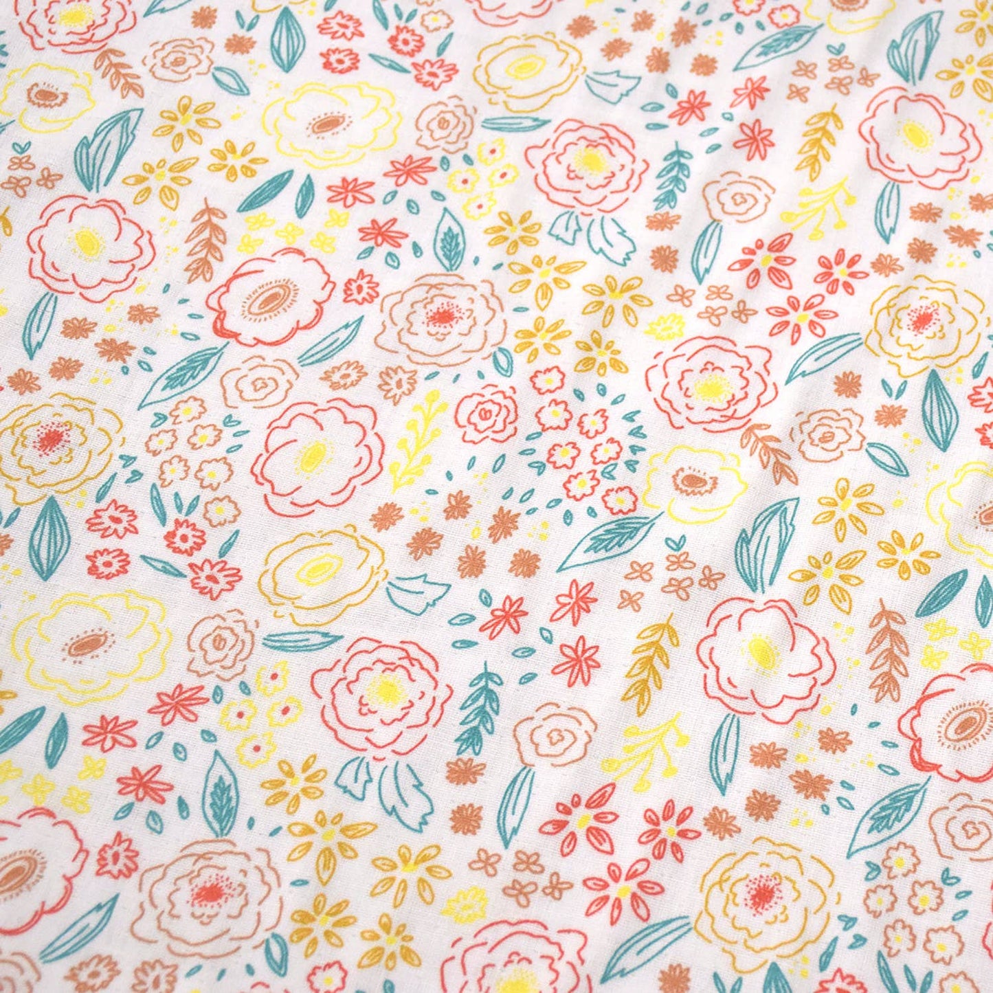 Tissu double gaze Majorelle - Par 10 cm