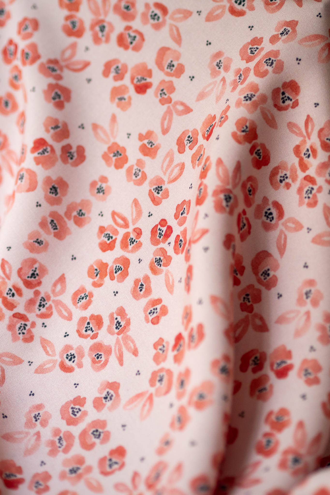 Viscose FELINE FLORA - LISE TAILOR- par 10 cm