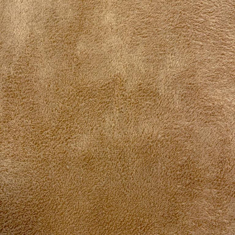 Maille peluche Camel 10 x 150 cm