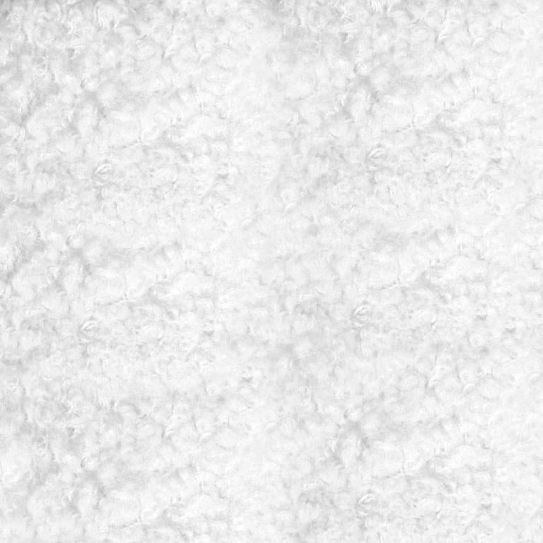 Teddy bouclette blanc 10 x 150 cm