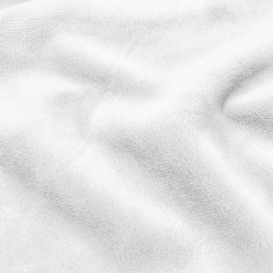 Minky uni blanc 10 x 150 cm