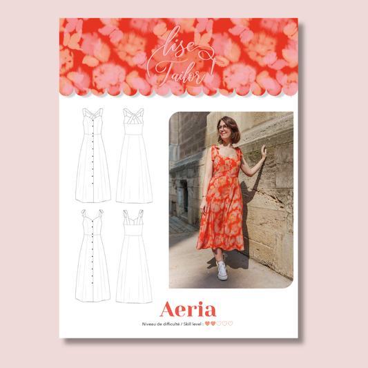 Patron de couture - Aeria - vendu à l'unité