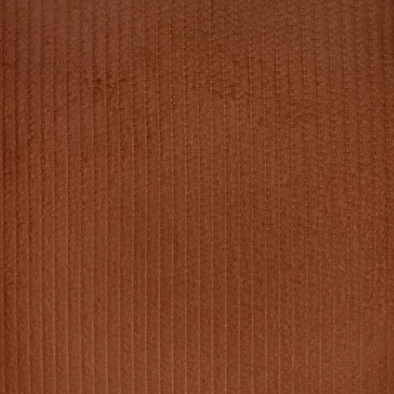 Velours 500 Raies uni Toffee 10 x 150 cm