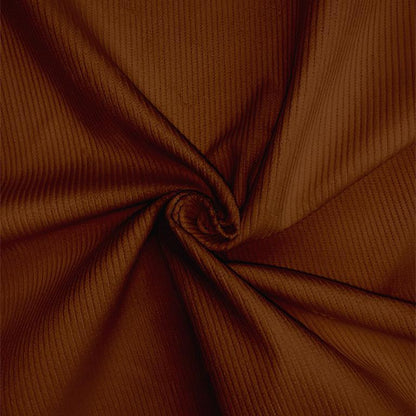 Velours 500 Raies uni Toffee 10 x 150 cm