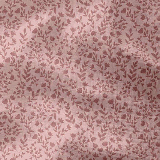 Tissu double gaze gaufrée MADINO PETALE/ROSE 10 x 130 cm