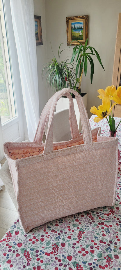 Sac cabas matelassé