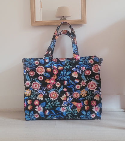 Sac cabas matelassé