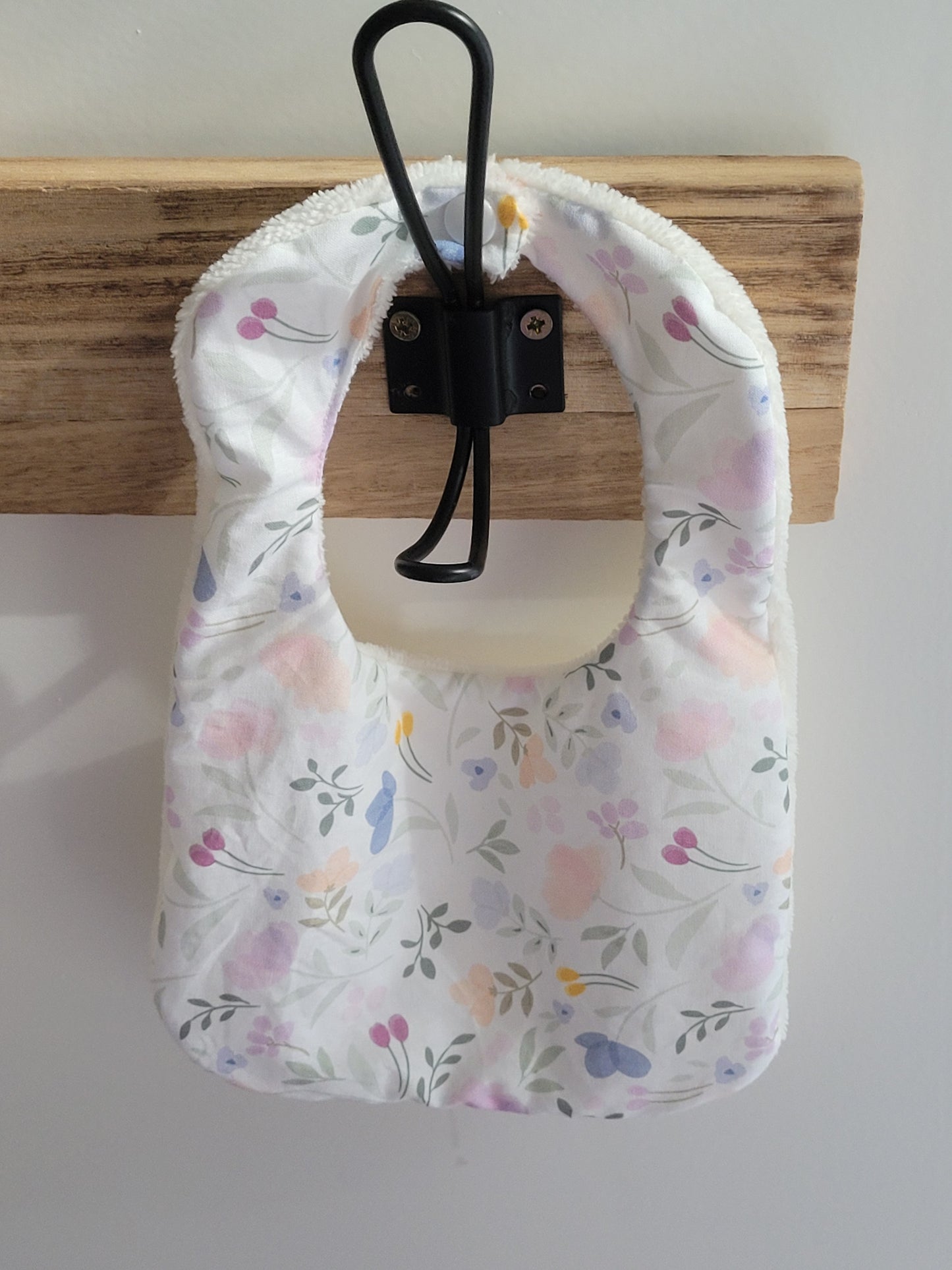 Bavoir bébé en coton et micro-éponge bambou - 5 motifs disponibles