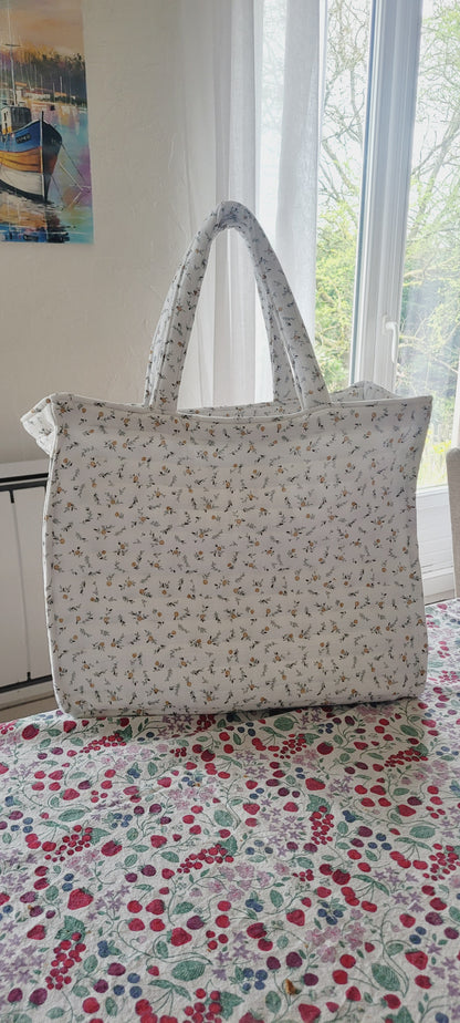 Sac cabas matelassé