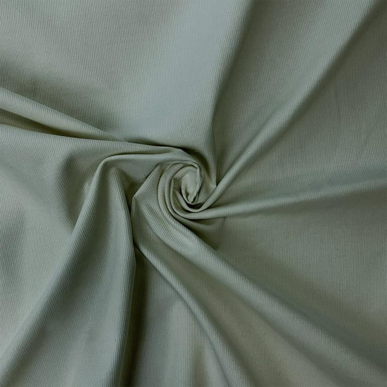 Velours Mille Raies uni Vert de gris 10 x 150 cm