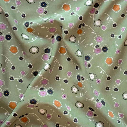 Viscose Linie Tilleul/lilas 10 x 150 cm