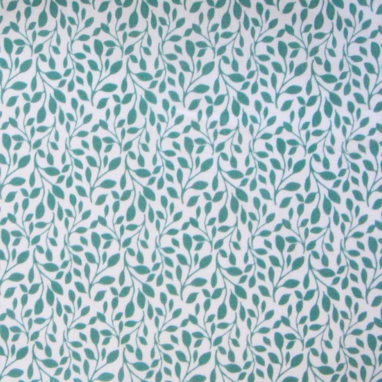 Tissu Coton GOTS Vert Emeraude 10 x 150 cm